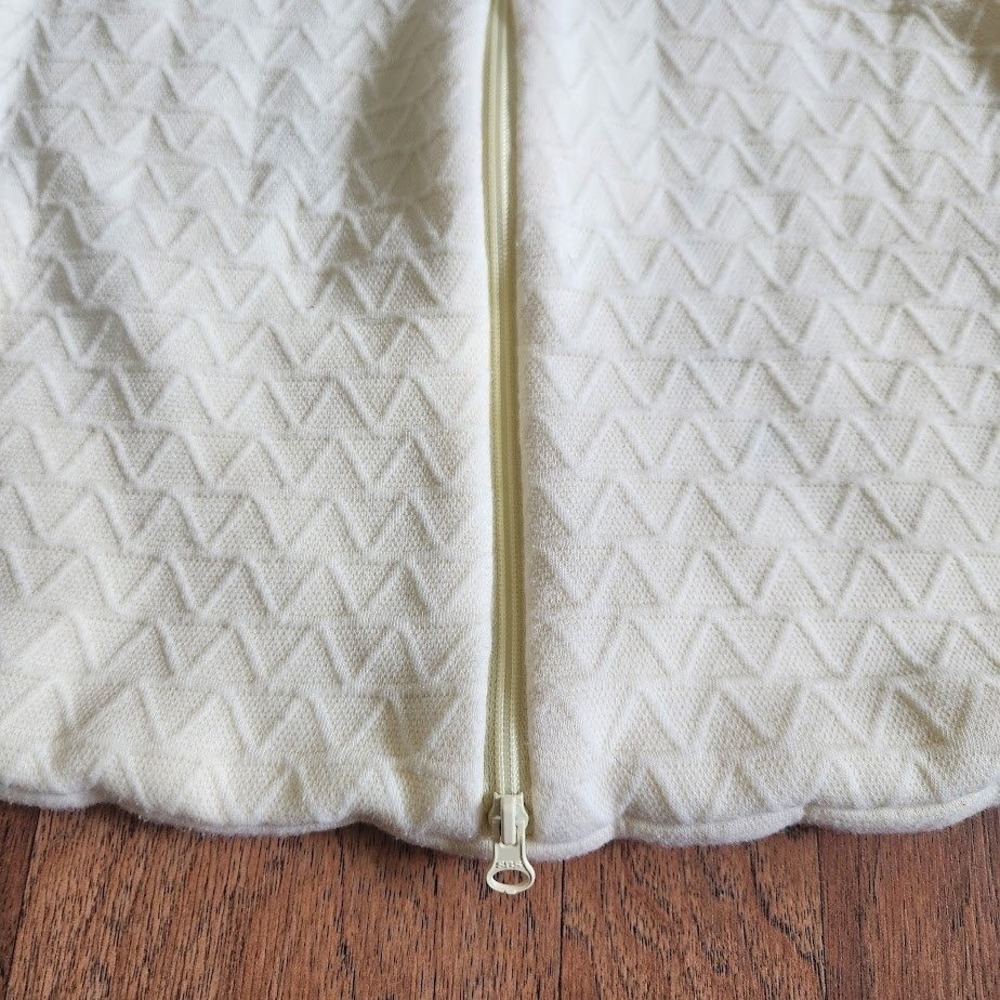 Yoofoss Baby Sleep Sack 0-6 Months Cream Quilted Chevron Wearable Blanket 302 - Picture 3 of 5